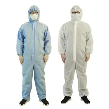 Disposable Protective Coverall SMS Non-Woven Cloth Laboratory Isolation Cover Breathable Waterproof Dust-Proof Hooded Bodysuit O
Disposable Protective Coverall SMS Non-Woven Cloth Laboratory Isolation Cover Breathable Waterproof Dust-Proof Hooded Bodysuit O