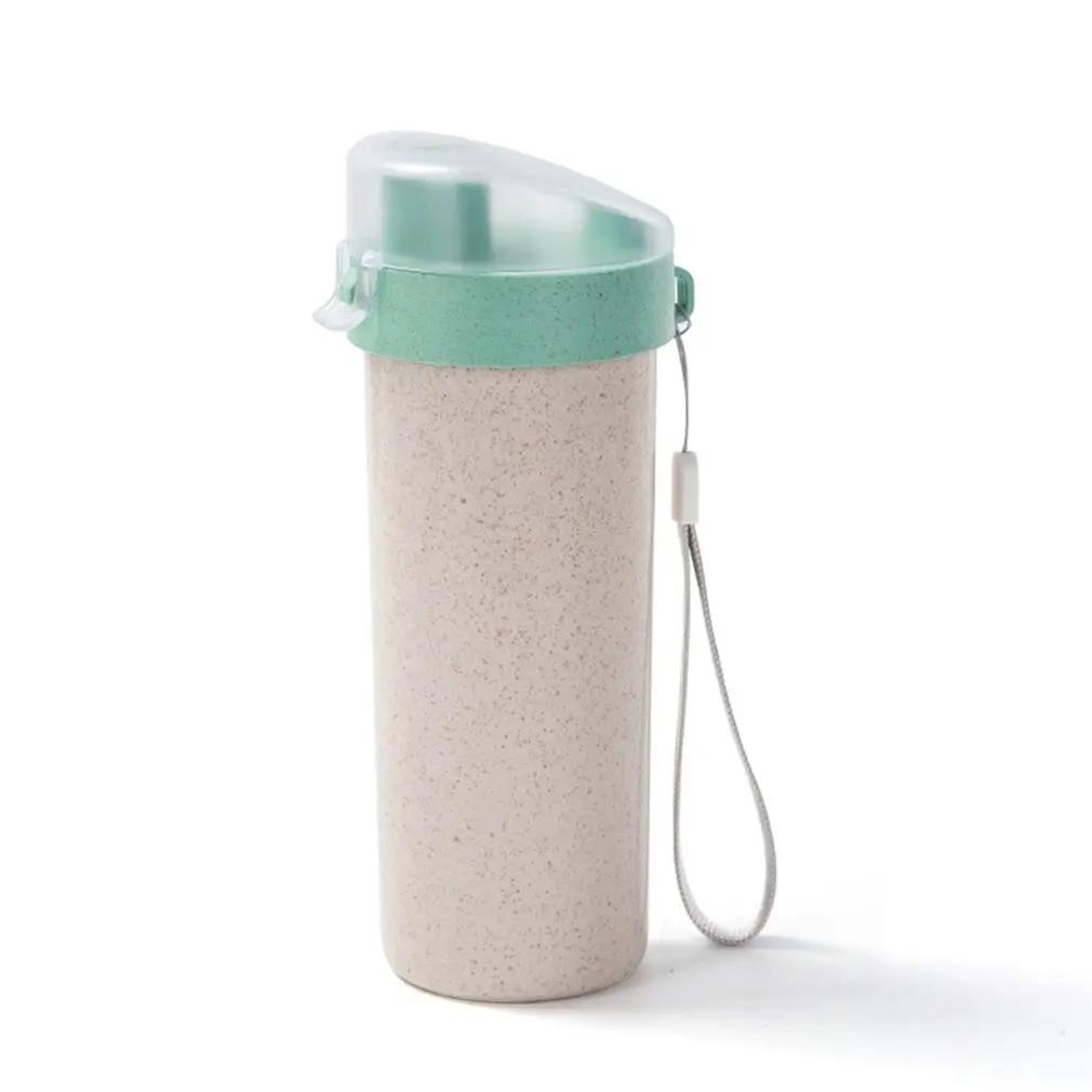 Wheat straw cup 400ml single layer with mouth flip portable strong and durable Organic wheat fiber safrty
Wheat straw cup 400ml single layer with mouth flip portable strong and durable Organic wheat fiber safrty