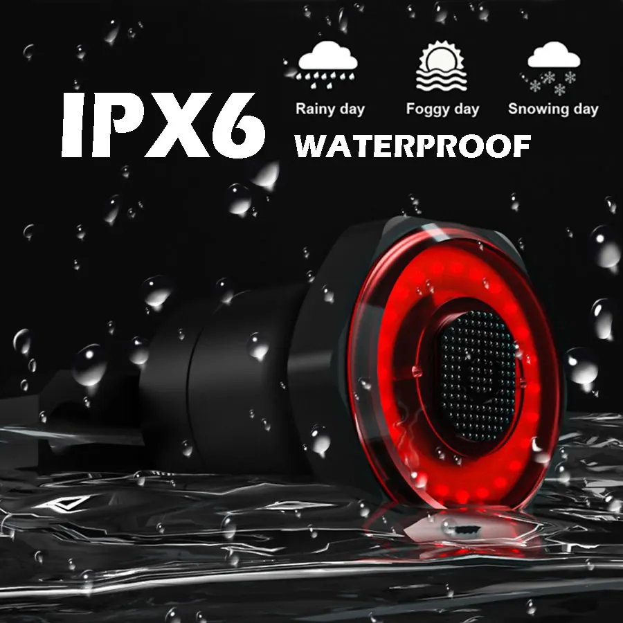 LISM Smart Bicycle Tail Rear Light Auto Start Stop Brake IPX6 Waterproof USB Charge Cycling Tail Taillight Bike LED Lights
LISM Smart Bicycle Tail Rear Light Auto Start Stop Brake IPX6 Waterproof USB Charge Cycling Tail Taillight Bike LED Lights