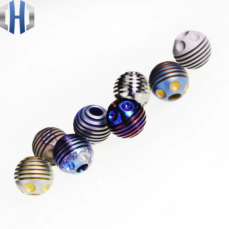 

X Style Planet Series Titanium Alloy Paracord Beads 8 Colors