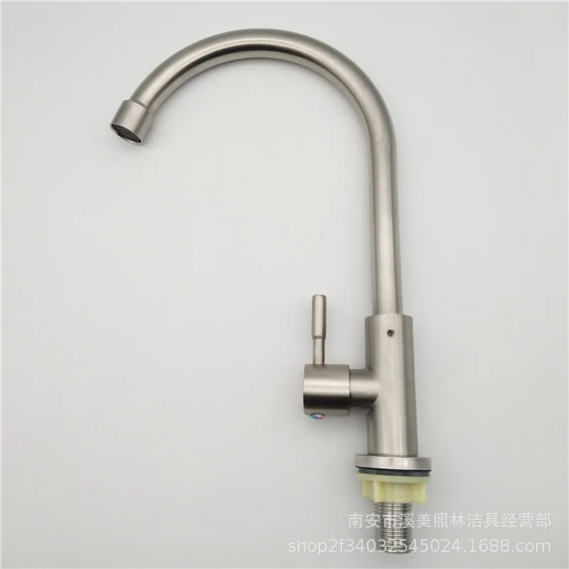 Brushed Three Diversion round Tube Connector Vertical Type Single Cold Kitchen Faucet Washing Basin Single Tap Zinc Alloy Kitche
Brushed Three Diversion round Tube Connector Vertical Type Single Cold Kitchen Faucet Washing Basin Single Tap Zinc Alloy Kitche