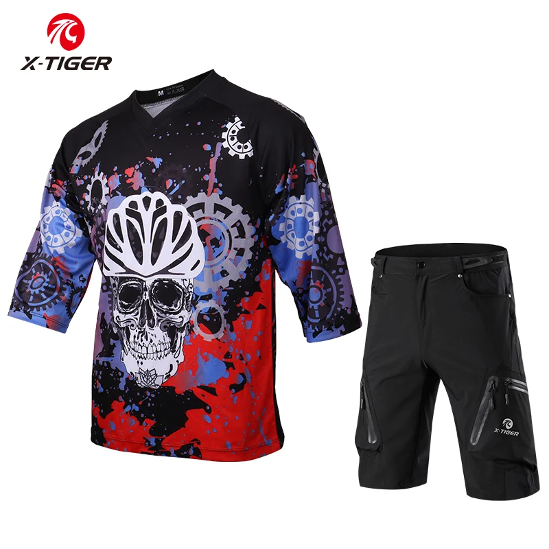 X-Tiger Bicycle Cycling Clothes Medium Sleeve DH Shirt Downhill Jersey Anti-sweat Quick-Dry Downhill Shirt Jersey Bike Set
X-Tiger Bicycle Cycling Clothes Medium Sleeve DH Shirt Downhill Jersey Anti-sweat Quick-Dry Downhill Shirt Jersey Bike Set