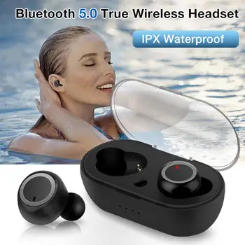 True Wireless TWS Earbuds Bluetooth 5.0 Touch Control Hi-Fi Stereo Bass Sound Mini In-ear Sports Earphones With Charging Case
True Wireless TWS Earbuds Bluetooth 5.0 Touch Control Hi-Fi Stereo Bass Sound Mini In-ear Sports Earphones With Charging Case