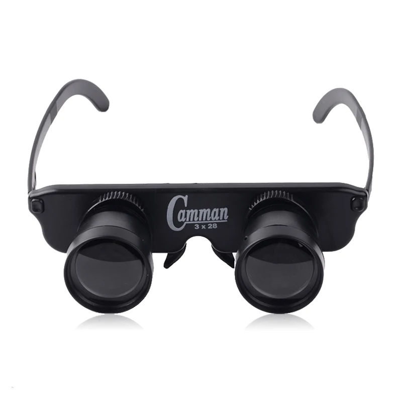 Portable Fishing Magnifier Glasses Style 3x28 Optics High Clarity Outdoor Binoculars Fishing Telescopes Tool Fishing Eye Glasses