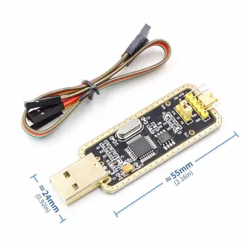 USB to TTL Adapter USB to Serial Converter for Development Projects - Featuring Genuine FTDI USB UART IC FT232RL
USB to TTL Adapter USB to Serial Converter for Development Projects - Featuring Genuine FTDI USB UART IC FT232RL