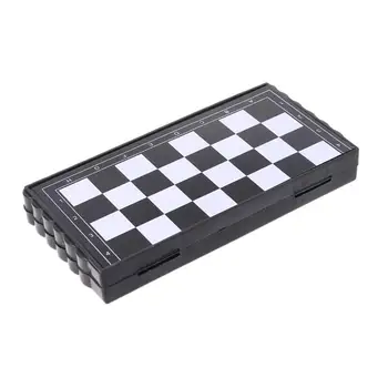 1set Mini Portable Chess Folding Magnetic Plastic Chessboard Board Game Kid Toy
1set Mini Portable Chess Folding Magnetic Plastic Chessboard Board Game Kid Toy