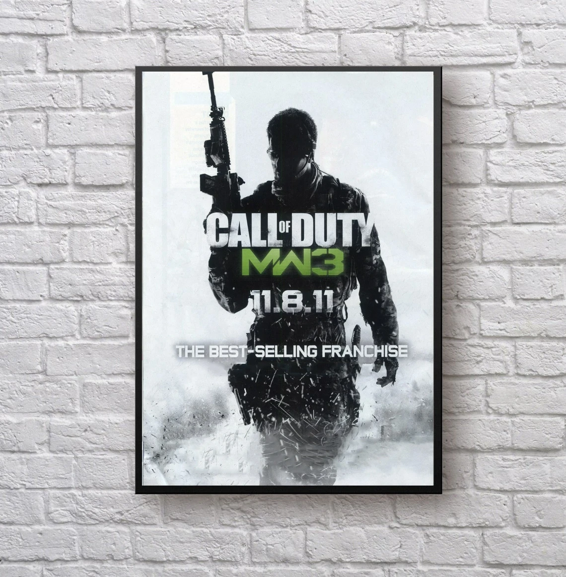 

Холщовый постер для видеоигр Modern Warfare (без рамки)