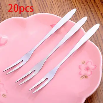 Stainless Steel Two-tine Fruit Fork Snack Cake Dessert Forks West Tableware Fruit Fork Cafeteria Home Flatware Kitchen Accessory
Stainless Steel Two-tine Fruit Fork Snack Cake Dessert Forks West Tableware Fruit Fork Cafeteria Home Flatware Kitchen Accessory