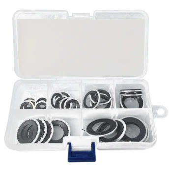 Air Conditioner Pump Washer 30Pcs A/C Compressor Sealing Gasket Washer Set O Ring Assortment Repair Tool
Air Conditioner Pump Washer 30Pcs A/C Compressor Sealing Gasket Washer Set O Ring Assortment Repair Tool