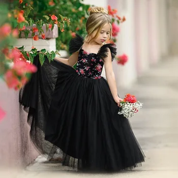 2020 Summer Party Dress For Toddler Girls 3rd Birthday Clothes Flutter Sleeve Floral Princess Black Dress Size 2 3 4 5 Years
2020 Summer Party Dress For Toddler Girls 3rd Birthday Clothes Flutter Sleeve Floral Princess Black Dress Size 2 3 4 5 Years