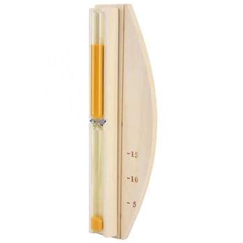 Wooden Sauna Hourglass Wall Mounted Rotating 15Mins Sandglass Clock Timer
Wooden Sauna Hourglass Wall Mounted Rotating 15Mins Sandglass Clock Timer