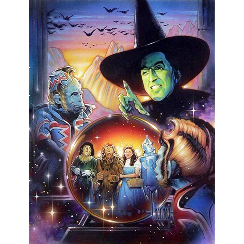 5D DIY diamond Painting Cartoon Wizard OZ Full drill Diamond embroidery Mosaic Cross Stitch Home Decor Gift
5D DIY diamond Painting Cartoon Wizard OZ Full drill Diamond embroidery Mosaic Cross Stitch Home Decor Gift