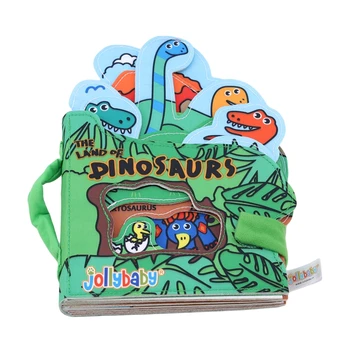 3D Baby Cloth Book 12 Pages Dinosaur Big Book Cloth Practice Hand Early Learning Educational Books Soft Cute Washable Book
3D Baby Cloth Book 12 Pages Dinosaur Big Book Cloth Practice Hand Early Learning Educational Books Soft Cute Washable Book