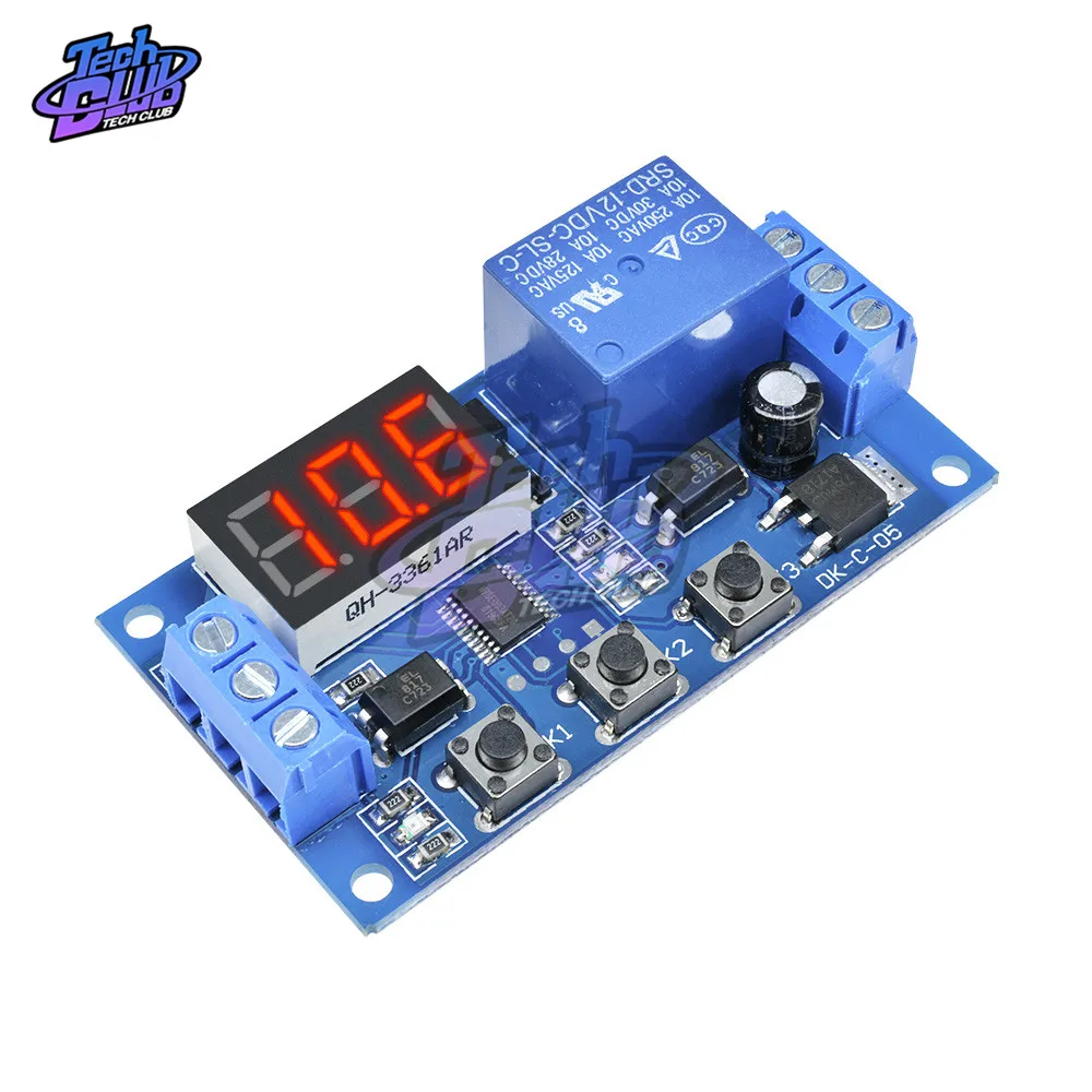 DDC-331 DC 12V Trigger Cycle Time Delay Relay LED Digital Display Adjustable Timing Relay Control Switch
DDC-331 DC 12V Trigger Cycle Time Delay Relay LED Digital Display Adjustable Timing Relay Control Switch