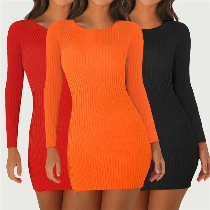 Women Autumn Dress for Streetwear Patchwork Design O-Neck Long Sleeve Solid Color Mini Dress Sexy Lady Slim Hip Party Dress
Women Autumn Dress for Streetwear Patchwork Design O-Neck Long Sleeve Solid Color Mini Dress Sexy Lady Slim Hip Party Dress