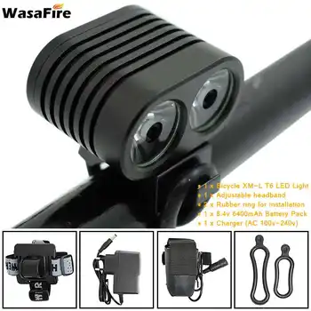 5000LM 2*XM-L2 LED Bicycle Front Light 4 Modes 18650 Battery Bike Headlight Mini Safety Cycling Flashlight Torch Lamp
5000LM 2*XM-L2 LED Bicycle Front Light 4 Modes 18650 Battery Bike Headlight Mini Safety Cycling Flashlight Torch Lamp