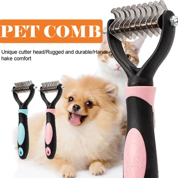 New Stainless Home Pet Fur Knot Cutter Remove Rake Grooming Shedding Brush Dog Cat Hair Comb Rake Double sided
New Stainless Home Pet Fur Knot Cutter Remove Rake Grooming Shedding Brush Dog Cat Hair Comb Rake Double sided