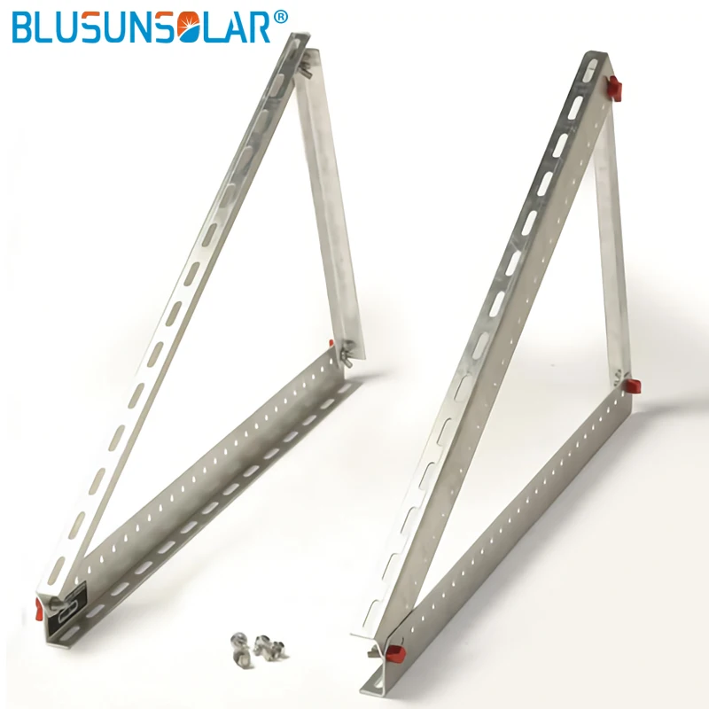 5 set/lot Adjustable Solar Panel Mount Mounting Brackets for 100W solar panel Folding Tilt Legs Boat RV Roof
