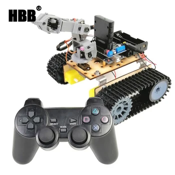 PS2 Remote Control Robot Track Four Degree of Freedom Detection Vehicle Chassis Assembled DIY Kit
PS2 Remote Control Robot Track Four Degree of Freedom Detection Vehicle Chassis Assembled DIY Kit