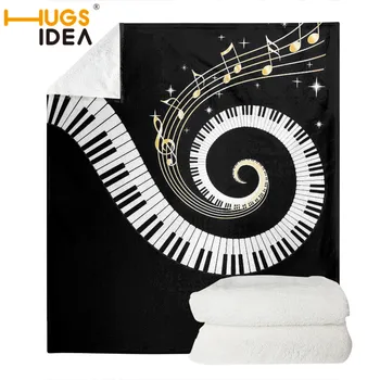 HUGSIDEA Stylish Music Note Design Throw Blanket for Sofa Chair Couch Piano Keyboard Print Soft Warm and Cozy Travel Blankets
HUGSIDEA Stylish Music Note Design Throw Blanket for Sofa Chair Couch Piano Keyboard Print Soft Warm and Cozy Travel Blankets