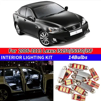 14pcs White Bulb LED Car Light Interior Kit For 2006-2013 Lexus IS250/IS350/ISF Map Dome Trunk Glove Box Lamp
14pcs White Bulb LED Car Light Interior Kit For 2006-2013 Lexus IS250/IS350/ISF Map Dome Trunk Glove Box Lamp
