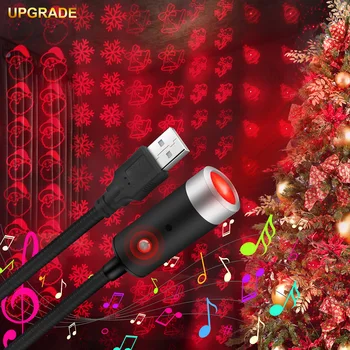 Christmas Gift Pattern Car Internal Atmosphere Light LED USB Plug Roof Star Night Light Projector For BMW Nissan Honda X3 X5 X4
Christmas Gift Pattern Car Internal Atmosphere Light LED USB Plug Roof Star Night Light Projector For BMW Nissan Honda X3 X5 X4