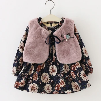 Baby Girl Dress New Winter Baby Long Sleeves Floral Plus Velvet Dress Cotton Baby Girl Dress Baby Clothes
Baby Girl Dress New Winter Baby Long Sleeves Floral Plus Velvet Dress Cotton Baby Girl Dress Baby Clothes