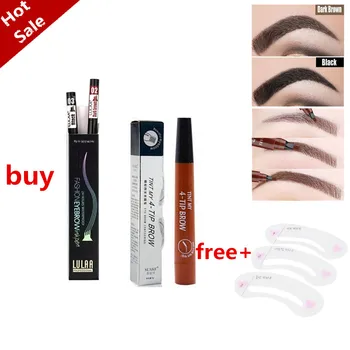 5 Colors Eyebrow Pen Waterproof 4 Fork Tip Eyebrow Tattoo Pencil Cosmetic Long Lasting Natural Dark Brown Liquid Eye Brow Pencil
5 Colors Eyebrow Pen Waterproof 4 Fork Tip Eyebrow Tattoo Pencil Cosmetic Long Lasting Natural Dark Brown Liquid Eye Brow Pencil