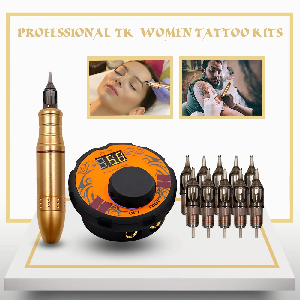Professional Rotary Pen Tattoo Machine Kit Quiet Swiss Motor Tattoo Gun Eyeblow Permanent Makeup Machine Set Tattoo Supplies
Professional Rotary Pen Tattoo Machine Kit Quiet Swiss Motor Tattoo Gun Eyeblow Permanent Makeup Machine Set Tattoo Supplies