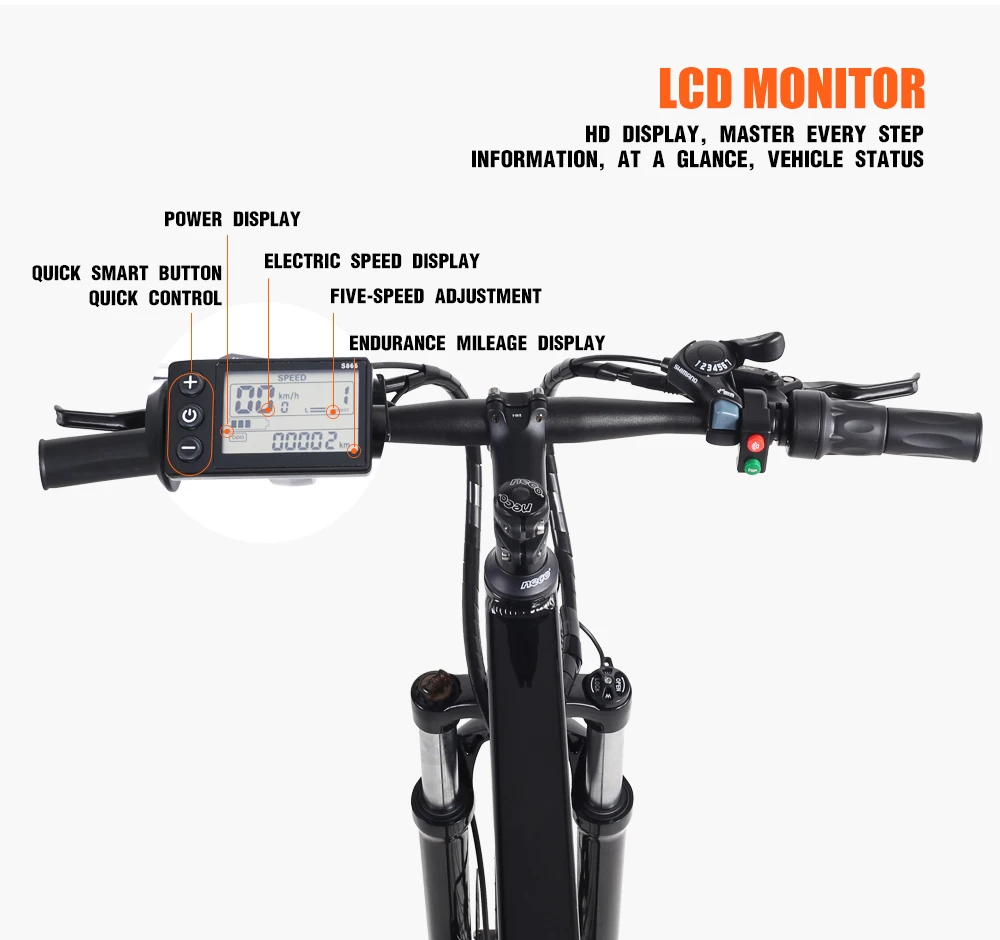 Best 26 inch folding electric mountain bike bicycle  off-road  ebike Electric bicycle electric bike  ebike electric bicycle electric 8