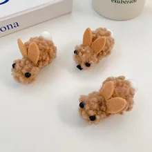 1PC Khaki Lamb Bunny Hair Pin Cute 3D Rabbit Hair Clip Sweet Fashion Fur Pom Kids Hair Pin Hair Accessories Hairpin For Girls
1PC Khaki Lamb Bunny Hair Pin Cute 3D Rabbit Hair Clip Sweet Fashion Fur Pom Kids Hair Pin Hair Accessories Hairpin For Girls