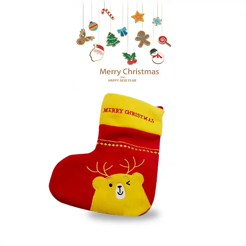 christmas stocking mini sock santa claus candy gift bag xmas