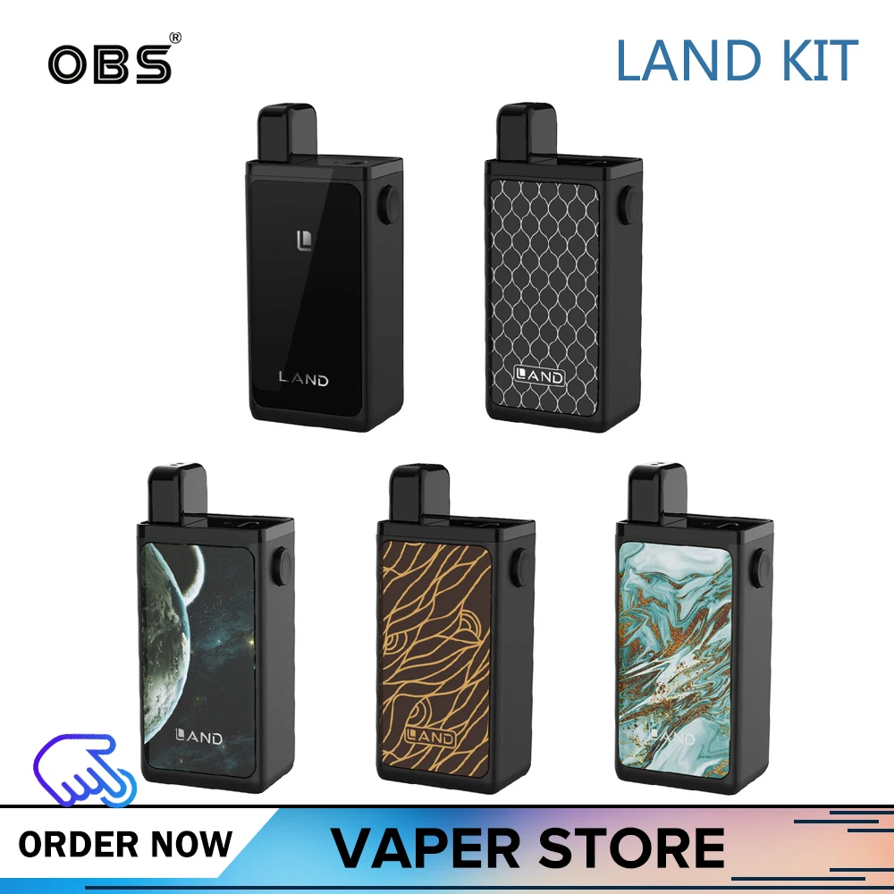 Original OBS Land Vape Pod Kit 750mah Built-in Battery 1.5ml Capacity Electronic Cigarette VS Smoant Pasito Vape KIT
Original OBS Land Vape Pod Kit 750mah Built-in Battery 1.5ml Capacity Electronic Cigarette VS Smoant Pasito Vape KIT