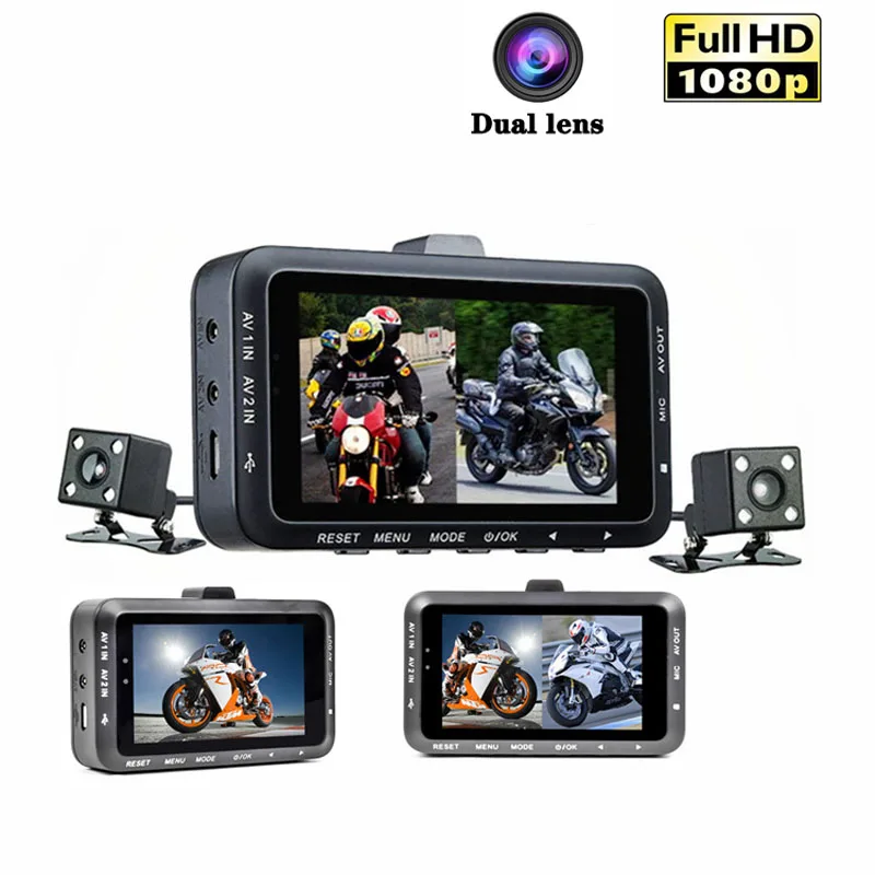 Motorcycle Dashcam Recorder HD 1080P 130 Degree Front and Rear Waterproof Double Lens DVR Camera Driving View Recorder Dash Cam
Motorcycle Dashcam Recorder HD 1080P 130 Degree Front and Rear Waterproof Double Lens DVR Camera Driving View Recorder Dash Cam
