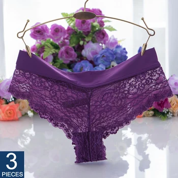 Elovegirl 3 Piece / Set Print Breathable Lace Panties Cozy Underwear Women Sexy Waist Underwear Seamless Hollow Sexy Lingerie 
Elovegirl 3 Piece / Set Print Breathable Lace Panties Cozy Underwear Women Sexy Waist Underwear Seamless Hollow Sexy Lingerie