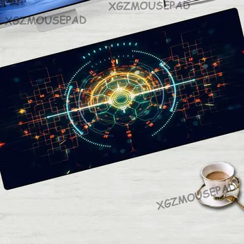 XGZ Large Gamer Mouse Pad Black Lock Edge Technology Colorful Round HD Table Mat Rubber Stripe Non-slip Hearthstone Xxl
XGZ Large Gamer Mouse Pad Black Lock Edge Technology Colorful Round HD Table Mat Rubber Stripe Non-slip Hearthstone Xxl