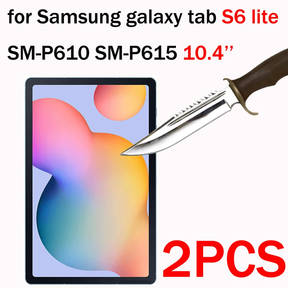 Фото 2PCS Tempered Glass Screen Protector film for Samung Galaxy Tab S2 S3 S4 S5e S6 Lite 8.0 9.7 10.4 10.5 T860 T720 T830 T820 P610 |