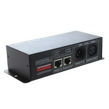 DMX 512 4CH x 8A Decoder LED Controller 4 Channel Driver RGBW LED Tape DC 12V - 24V
DMX 512 4CH x 8A Decoder LED Controller 4 Channel Driver RGBW LED Tape DC 12V - 24V