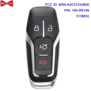 KEYECU for Ford Fusion 2015 Edge 2016 Explorer Mustang 2017 Smart Remote Key Fob M3N-A2C31243800, 164-R8109 164-R8143 164-R8120
KEYECU for Ford Fusion 2015 Edge 2016 Explorer Mustang 2017 Smart Remote Key Fob M3N-A2C31243800, 164-R8109 164-R8143 164-R8120