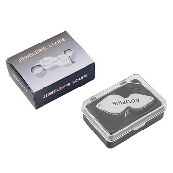 10X-18mm 20X-12mm Two Lens Mini Jeweler Loupe Handhold Optical Glass Magnifier Metal Frame Magnifying glass
10X-18mm 20X-12mm Two Lens Mini Jeweler Loupe Handhold Optical Glass Magnifier Metal Frame Magnifying glass
