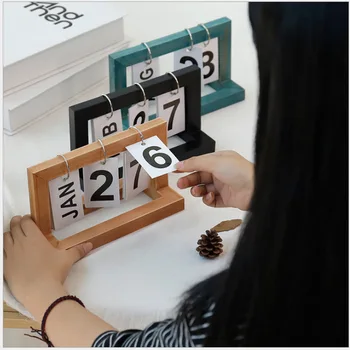 Wooden Flip Chart Perpetual Desk Calendar Creative European Minimalist Office Home Decor
Wooden Flip Chart Perpetual Desk Calendar Creative European Minimalist Office Home Decor