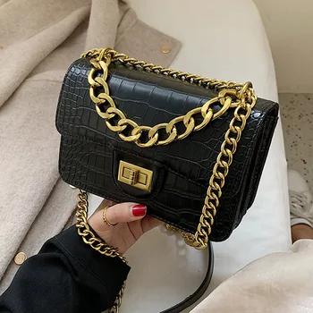 Brand Handbags For Women Bags 2020 New Designer Alligator PU Leather Small Chains Girls Purse Vintage Shoulder Crossbody Bags
Brand Handbags For Women Bags 2020 New Designer Alligator PU Leather Small Chains Girls Purse Vintage Shoulder Crossbody Bags