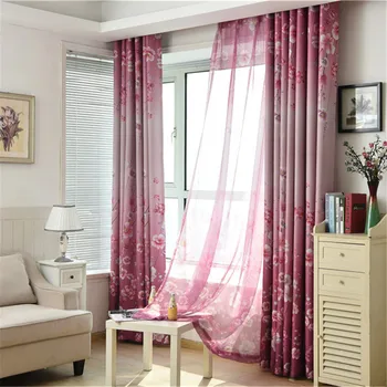 Pink Flower Blackout Curtains for Girls Bedroom Livingroom Polyester Fabric Blinds Kitchen Custom Made Blinds Curtains 
Pink Flower Blackout Curtains for Girls Bedroom Livingroom Polyester Fabric Blinds Kitchen Custom Made Blinds Curtains