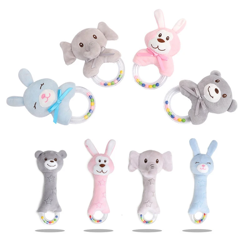 Cute Soft Kids Baby Infant Rattles Plush Stuffed Animals Soothing Educational Circle Bell Toys for Newborn Children Gift
Cute Soft Kids Baby Infant Rattles Plush Stuffed Animals Soothing Educational Circle Bell Toys for Newborn Children Gift