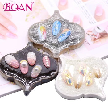 BQAN 1 Pc Ceramic Nail Art Displays Stand False Nail Practice Display Showing Stand Board Ice Flower Nail Art Plate Tips
BQAN 1 Pc Ceramic Nail Art Displays Stand False Nail Practice Display Showing Stand Board Ice Flower Nail Art Plate Tips