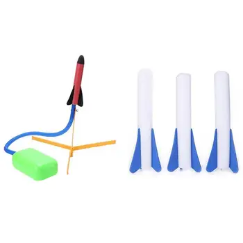 EVA Safety Sports Kids Toys Set Air Pressed Rocket Launcher Outdoor Pedal Educational Toys Fired Flying Cannon Rocket Launcher
EVA Safety Sports Kids Toys Set Air Pressed Rocket Launcher Outdoor Pedal Educational Toys Fired Flying Cannon Rocket Launcher