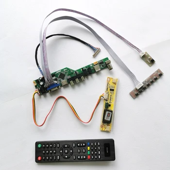 For QD15XL02/QD15XL13/TMS150XG1 PC desktop 1024*768 20-Pin LVDS 2CCFL HDMI VGA RF USB Remote 15" LCD display controller card kit
For QD15XL02/QD15XL13/TMS150XG1 PC desktop 1024*768 20-Pin LVDS 2CCFL HDMI VGA RF USB Remote 15" LCD display controller card kit