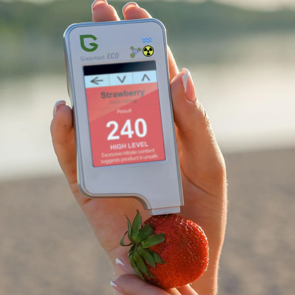 Greentest 2 High Accuracy Portable Digital Food Nitrate Tester Fruit Vegetables Meat Nitrate Detection Tool Device 
Greentest 2 High Accuracy Portable Digital Food Nitrate Tester Fruit Vegetables Meat Nitrate Detection Tool Device
