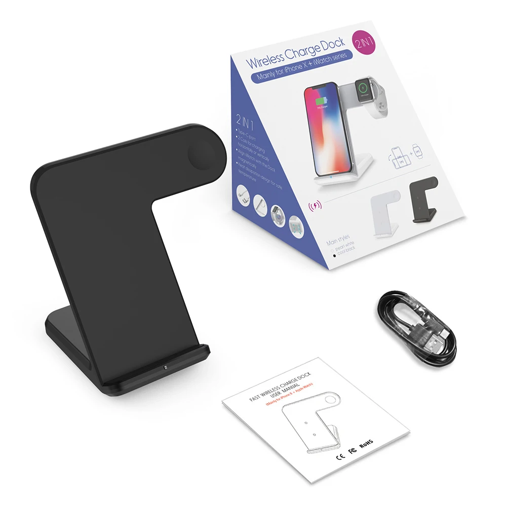 2 In 1 Home Office Safe Phone Holder Multifunction Qi Car Portable For IWatch Desktop Fast Non-Slip Wireless Charging Stand Dock
2 In 1 Home Office Safe Phone Holder Multifunction Qi Car Portable For IWatch Desktop Fast Non-Slip Wireless Charging Stand Dock