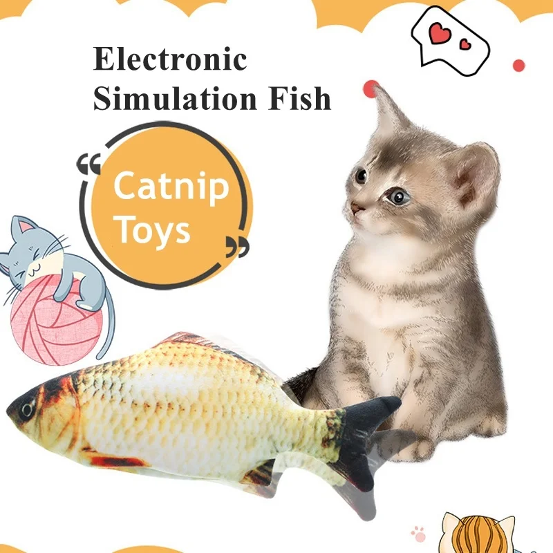 USB Charging Electric Pet Cat Toy Funny Simulation Fish Toys for Dog Cat Chewing Playing Biting Toy Pets Interactive Supplies
USB Charging Electric Pet Cat Toy Funny Simulation Fish Toys for Dog Cat Chewing Playing Biting Toy Pets Interactive Supplies